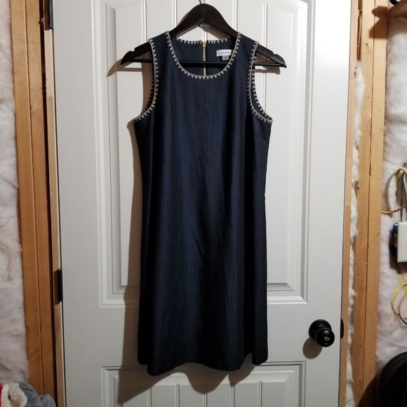 Calvin Klein Dresses & Skirts - Size 8 Denim Calvin Klein Dress